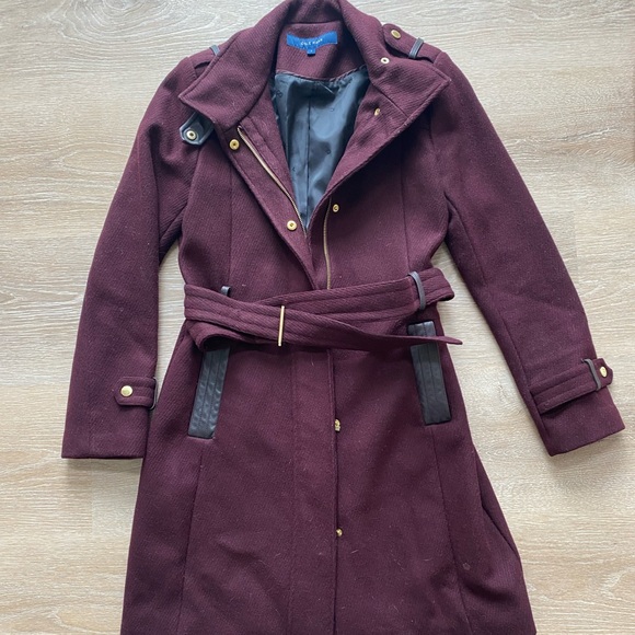 Cole Haan Belted Coat - Picture 2 of 4